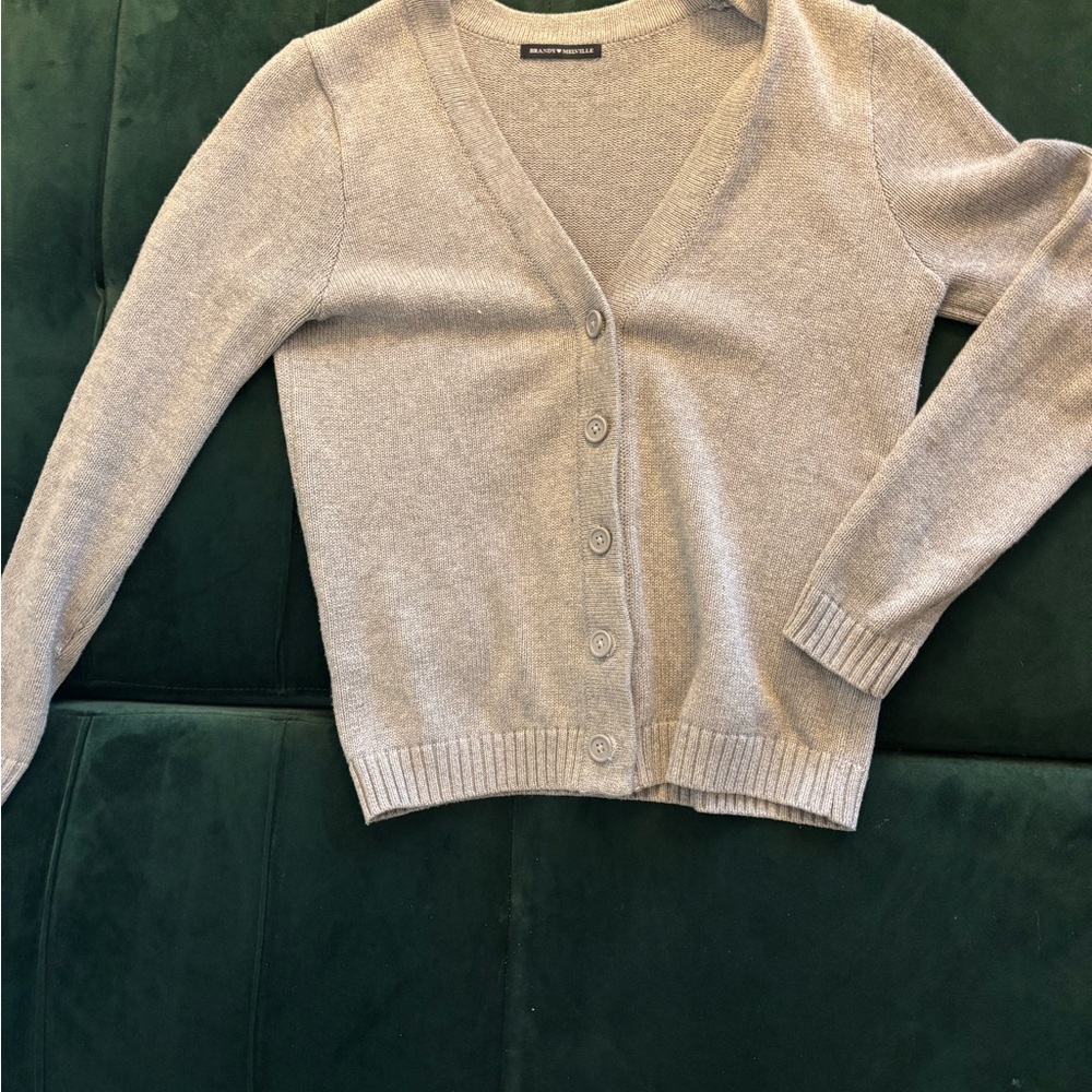 Brandy Melville Gray Cardigan
